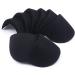 4 Pairs Black White Covered Shoulder Pads for Blazer Suit Coat Jacket - Large 18mm Thickness - Buy Online on GoSupps.com