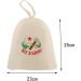 Dickly Finnish Sauna Hat - Wool Felt Banja Head Protection for Men & Women | Perfect Sauna Accessory - Buy Online on GoSupps.com