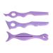 3pcs Stencil Stencils for Eyes Tool Guide Silicone Eyebrow Shaping Stencils Eyeshadow Aid Angled Eye Makeup Tool for Makeup Beginner