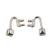 SBTRKT 100 pieces (50 pairs) metal glasses frame cushion arm glasses accessories nasal cushion holder for the glasses repair (color: D)