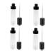 4 pi ces Lot de Tubes Gloss Vides Plastique Flacons Rechargeables pour L vres Liquide Contenant L ger et Pratique pour Maquillage Quotidien