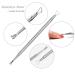 FULINJOY Stainless Steel Cuticle Pusher and Cutter Set - Dual Head Trimmer for Fingernail and Toenail Care - Buy Online on GoSupps.com