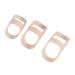 WAKECTS 3 pieces finger protection oval finger splint plastic waterproof Mallet finger splint for Schlegelfingen arthritis finger No. 8 9 10 (6.2-6.8 cm 6.2-6.8cm finger
