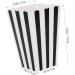 HOMSFOU 48pcs Popcorn Carton Party Bag Gift Bag Party Candy Cartons Candy Bar Bag Candy Buffet Bags Candy Bag European and American 1 count (Pack of 1) Black - Buy Online on GoSupps.com