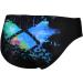ARENA Boys' Multi Pixels Swim Briefs - Stylish Comfortable & Durable Swimwear (Black-Multi Turquoise) - Buy Online on GoSupps.com