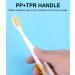 Buy Portable Foldable Toothbrush Set - Soft Medium Bristles for Travel & Camping | Blue & Yellow - Ideal for School - International Shipping Available - Buy Online on GoSupps.com