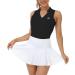 MoFiz Women Racerback Sleeveless Golf Polo Shirt - Black Medium - Buy Online on GoSupps.com