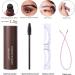Eyebrow Stamp Eyebrow Stamp Stencil kit One Step Brow Stamp Shaping Kit 12 Reusable Eyebrow Template With Strap 2 Eyebrow Pen Brushes (DARK BROWN) - Buy Online on GoSupps.com