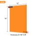 Enoin 12x16 Orange Translucent Acrylic Sheet 0.118'' Thickness - DIY Art Craft Panel for Glass Painting - Buy Online on GoSupps.com