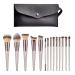 14 Champagne Gold Makeup Brush Set Powder Brush Eye Shadow Brush Or Makeup Artist As shown D