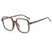KDOQ PC Frame Oversize Anti Blue Light Glasses for Women Men Clear Lens Glasses Unisex Eyeglasses 2