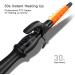 Professional Tapered Curling Iron - 1.5" Ceramic Hair Curler Fast Heat Multiple Temp Settings LED Display Auto Shut Off & 2 Clips - Shop Internationally - Buy Online on GoSupps.com