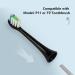 12 Pack Replacement Toothbrush Heads for Fairywill P11 T9 Electric Toothbrush - Black W Shape Bristles - Soft & Sanitary Compatible with Model P11 T9 - Buy Online on GoSupps.com