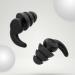 1 Pair Silicone Reusable Washable Earplugs for Noise Reduction Sound Blocking Ear Plugs for Sleep Snoring Work Studying Reusable Safe Silicone Earplugs Noise Cancelling Ear Plugs for High Black - Buy Online on GoSupps.com