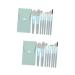 FRCOLOR 2 Sets Travel Make Up Blush Brush Made of Fibre Wool Miss Soft