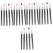 OHPHCALL 25 Pcs Silicone Eyeshadow Brush Makeup Accessory Eye Makeup Make up Sponge 14.7x0.9cmx5pcs As Shownx5pcs