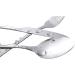 BCDlily Spoon Knife Fork Set 3 Pcs Stainless Steel Knifes Fork Spoon Home Flatware Travel Camping Cutlery Set (Black) - Buy Online on GoSupps.com