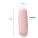 Hovico Portable Travel Toothbrush Box Case - Pink | Toothbrush Holder & Organizer for Camping, Hiking | Protect Storage Box - Buy Online on GoSupps.com