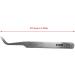 Premium Stainless Steel Curved Tip Tweezers for Eyelash Extensions & Nail Art | International Shipping - Buy Online on GoSupps.com
