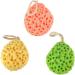 Housoutil 6 Pcs Kids Bath Sponge Set | Gentle Body Scrub for Delicate Skin | Honeycomb Cotton Bath Ball & Flower Tools for Children - Buy Online on GoSupps.com