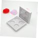 Mikinona 2pcs 4 Lipstick Case Empty Eyeshadow Case Eyeshadow Palette Empty Lipstick Palette White - Buy Online on GoSupps.com