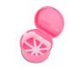 1pc False Tooth Retainer Case Teeth Tooth Holder Tooth Box Leakproof Storage Container with Strainer for Travel Cleaning (Pink)