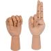 Bleiou 7 Inch Wooden Art Drawing Mannequin Left and Right Hand Model for Sketching and Painting - 7 Inch - Buy Online on GoSupps.com
