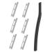Minkissy 1 set of razor face hair cutter nose hair cutter beauty tool body hair cutter precision trimmer for eyebrow tools former hair removal stainless steel man black 13x1cm