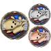 Decade Awards Bowling Color Medal - 2.5 Wide Tournament Medallion with American Flag Ribbon - GOLD - Buy Online on GoSupps.com
