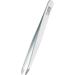Rubis tweezers white - slanted fine and pointed - tweezers for plucking eyebrows - slanted tip for hair removal - professional tweezers