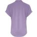 Shop Golatcr Women's V-Neck T-Shirt - Cotton Long-Sleeved Blouse Stylish Printed Tops in White & Purple Perfect for Summer - International Shipping Available - Buy Online on GoSupps.com