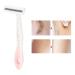 Portable Stainless Steel Handheld Shaver for Women - Safe Body Hair Removal Razor - Pink - Buy Online on GoSupps.com