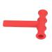 T-Shaped Chewing Tube for Adults | TPR Vocal Training & Chewy Sticks for Autistic Chewers - Red - Buy Online on GoSupps.com