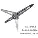 JIANZD 3 Blades Hunting Broadhead 100 Grain Arrow Heads - 6Pcs Silvery Kill-B Compatible with Traditional & Compound Bows - Buy Online on GoSupps.com