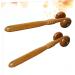 2ST Skin Care with Facial & Muscle Rollers | Wooden Bamboo Beauty Tools for Women | Nasal Roller & Skin Care Roller - Buy Online on GoSupps.com
