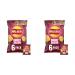Walkers Smoky Bacon Multipack Crisps 6 x 25 g (Pack of 2)