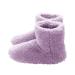 SprtoOntpao winter usb heating foot plush warm electrical slippers feet heated washable electrical pad heating insole 35-39 35-39 size rose
