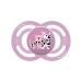 MAM Perfect Silicone Pacifier with Pacifier Box 16+ Months Pink