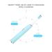 WISSBLUE Electric Toothbrush - USB Rechargeable Sonic Toothbrush Travel Set with Smart Timer, Deep Clean & 5 Modes - Sky Blue - Buy Online on GoSupps.com