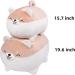 15.7 inch Brown Shiba Inu Plush Toy Stuffed Animal Cushion Doll - Kawaii Corgi Toy for Boys Girls - Soft Decorative Pillow for Children's Day/New Year Gift - Buy Online on GoSupps.com