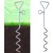 Dog Stake Metal Pet Stake Spiral Tie-Out Pet Supply Tether Dog Leash Anchor Stakes with Spiral Shape Suitable for Outdoor Yard and Camping Small Medium and Large Pets Stake-Out Spike Dog tie out - Buy Online on GoSupps.com