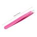 3-Piece Stainless Steel Tweezers Set - Flat Lace & Sloping Tips for Eyebrows & Facial Hair Removal - Rose Red - Perfect for Home & Gift - Buy Online on GoSupps.com