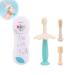 Baby toothbrush children's toothbrush set nano children's toothbrush baby soft toothbrush toddler toothbrush nano toothbrush with 3 replacement heads for mouth cleaning of infants and small children