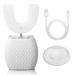 KORNIFUL U Shaped Electric Toothbrush for Adults, Ultrasonic 360 Degree Brushing with 3 Cleaning Modes, Oral Cleaning Tooth Whitening Toothbrush, Rechargeable and Washable, Travel Home Use (White)