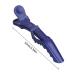 Shop 6 Pieces Blue Hair Clips - Professional Hairdressing Section Clamp & Styling Supplies - Buy Online on GoSupps.com