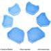Premium 6-Part Silicone Dental Model Base for Laboratory - Ideal Gypsum Forms for Dental Professionals - Buy Online on GoSupps.com