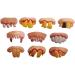 NOLITOY 15 Pcs White Fake Joke Teeth Set | Vampire Denture & Braces | Children's & Adult's Funny Artificial Teeth - Buy Online on GoSupps.com