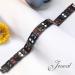 Buy Jeracol 2 Pack Magnetic Bracelets for Men - Titanium Steel with Double Row Magnets - Black & Grey - International Shipping - Buy Online on GoSupps.com