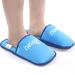 Newgo gel cooling socks 1 pair chemotherapy cooling shoes heat and cold therapy cooling pad ice socks for chemotherapy rheumatism gout foot pain and sprains one size unisex (blue) 2 pieces (1 Pack)