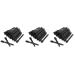 Beavorty 150 Pcs Makeup Eye Makeup Eyeshadow Brush Kit Cleaning Brush Bulk Applicator Miss Size 2x3pcs Blackx3pcs